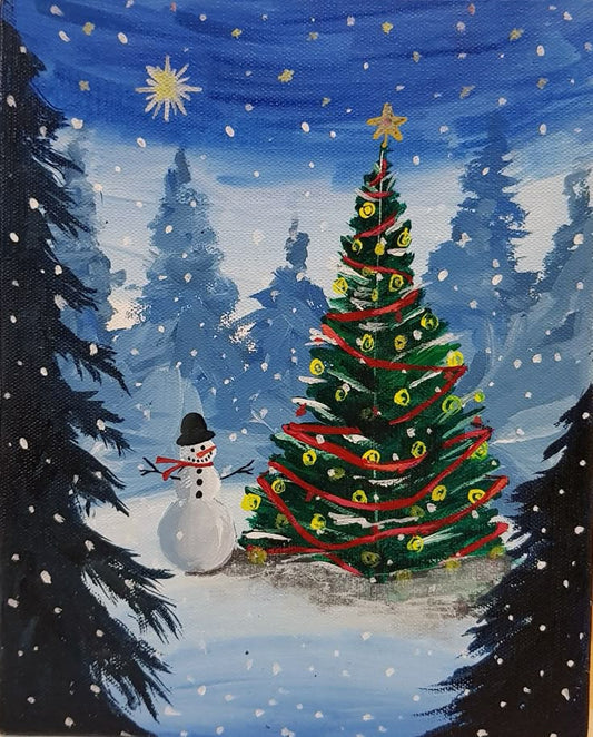December 18th: Adult Holiday Winter Scene Painting Workshop