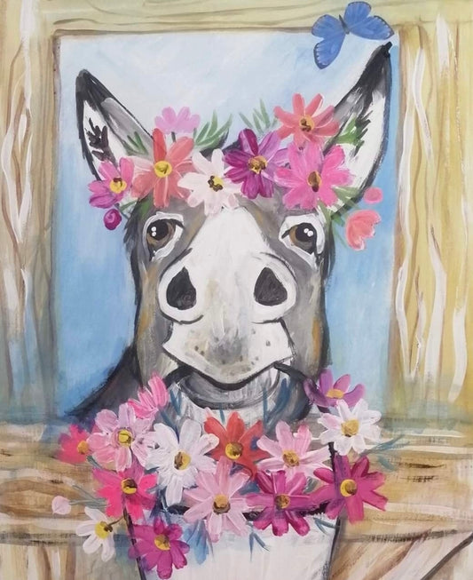 Donkey Painting Workshop at Grateful Shed Homestead Farms May 9th