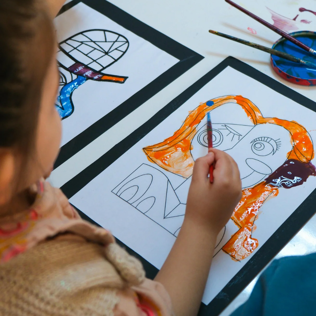 Ages 5-8 Art Your Heart Out Kids Club February 21st